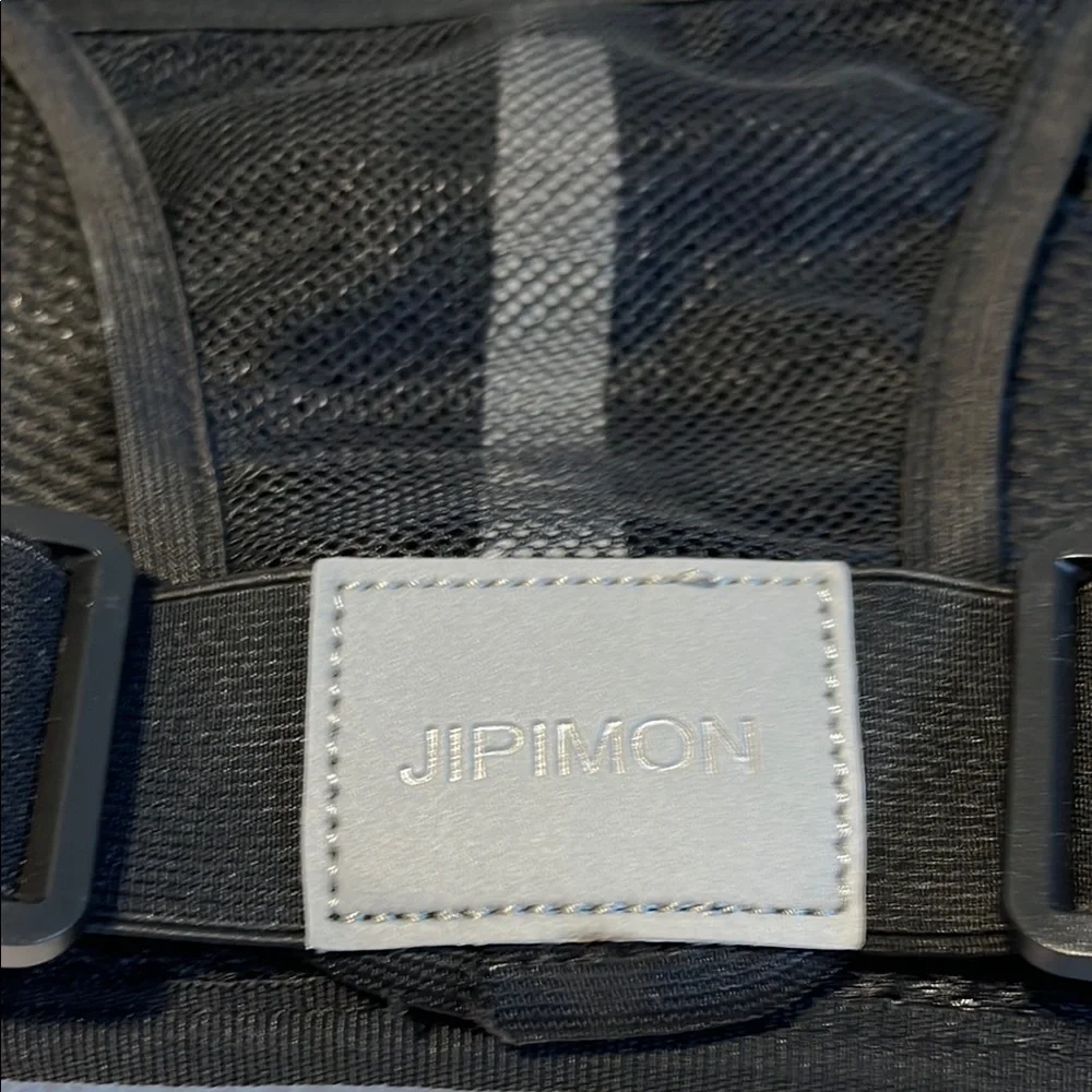 Jipimon Gray and Black Messenger Bag with Functional Design